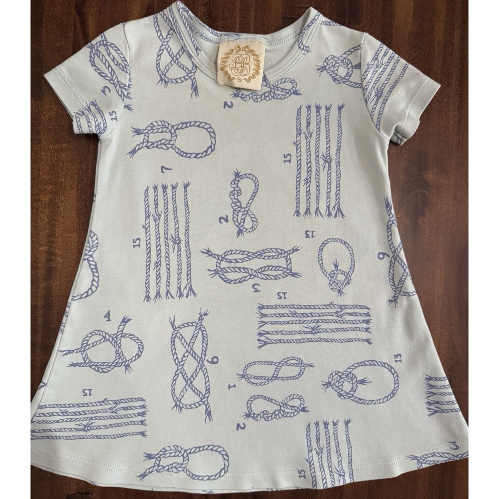 The Beaufort Bonnet Company Yachts of Knots Polly Play Dress Size 18-24 Months